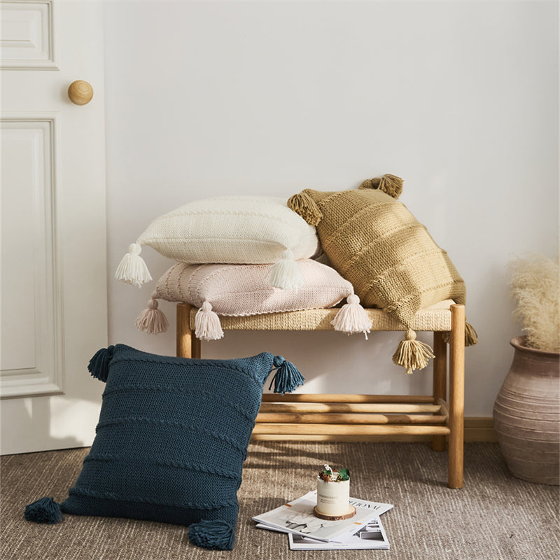 Boho Tassel Cushion