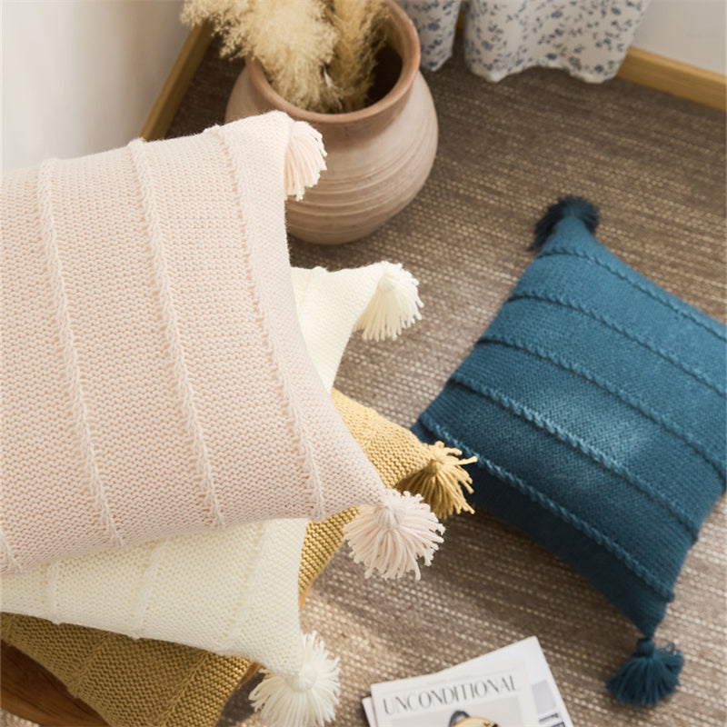 Boho Tassel Cushion