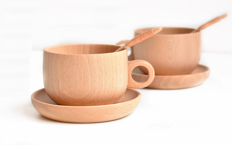 Wooden Coffee Cup