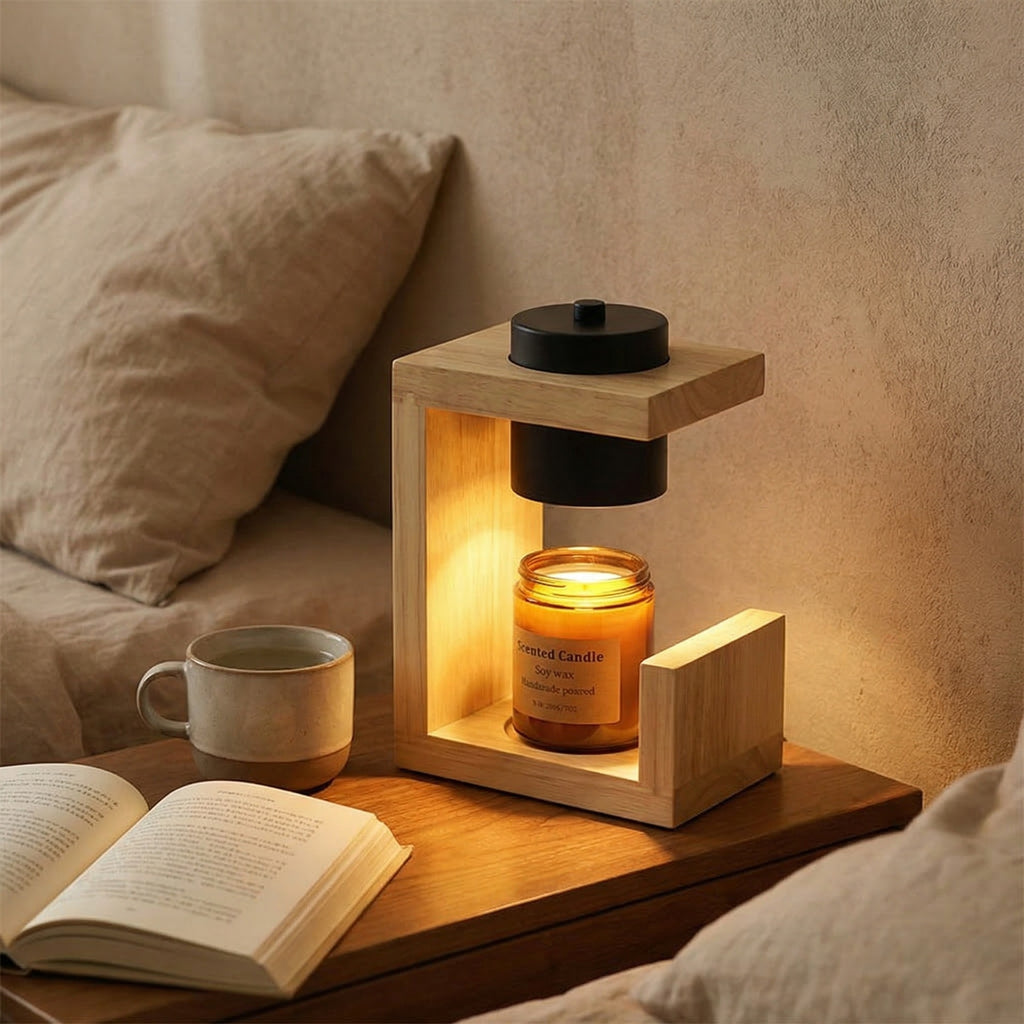 Wooden Candle Holder